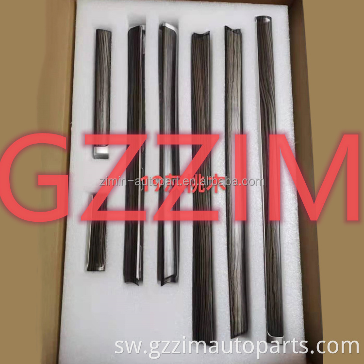 Rangi 64 LC200 Vifaa vya Ambient Mwanga Mahogany Mambo ya Ndani ya Mlango Mwanga Mwanga kwa Land Cruiser 2010-2018